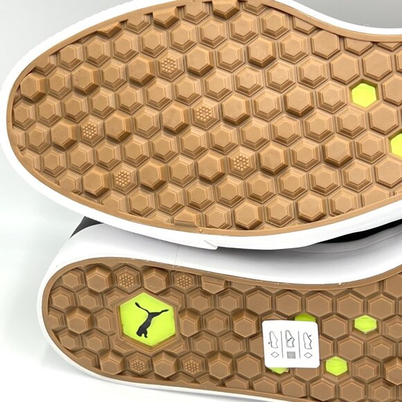 Puma Womens Size 11 Tustin Fusion Black White Spikeless Golf Shoes - Picture 10 of 14